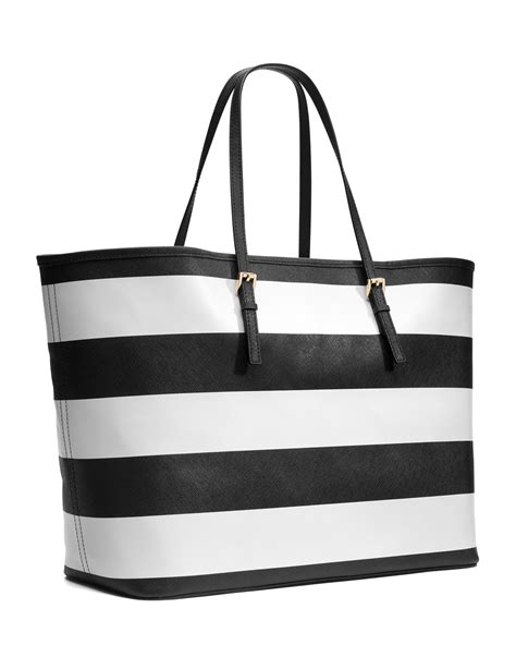 michael kors striped tote